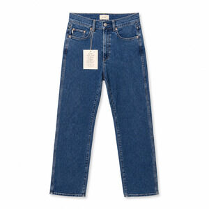 DL 1961 Patti Straight Jeans Womens 25 Blue North Beach Wash Mid Rise Sample NWT